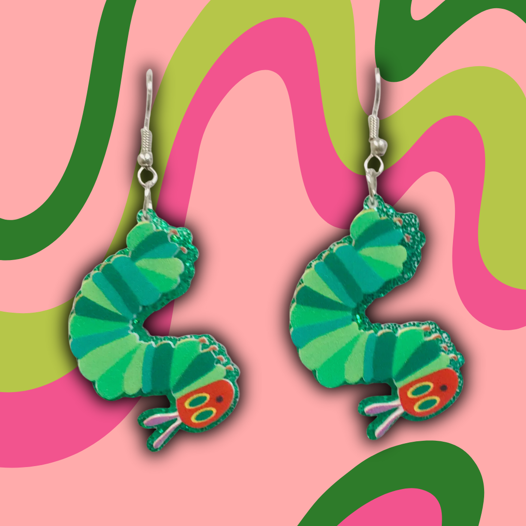 The Very Hungry Caterpillar Earrings