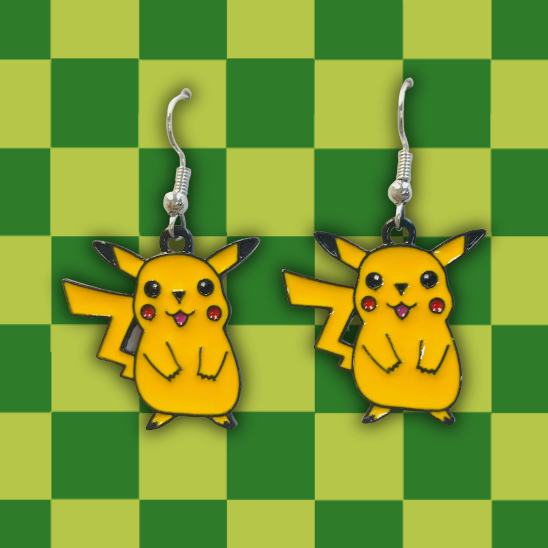 Pikachu Enamel Earrings