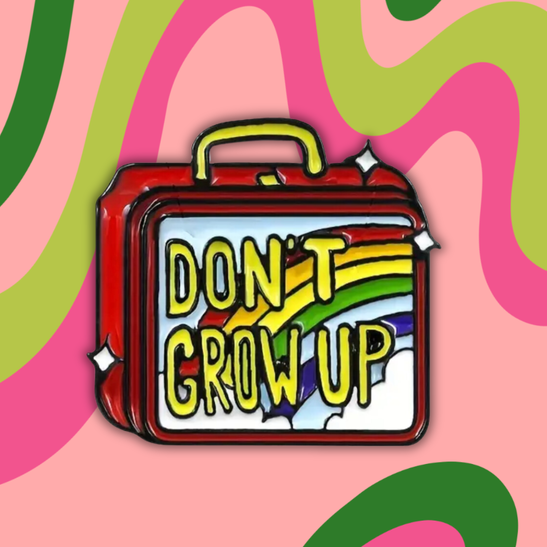 Don't Grow Up Lunchbox Enamel Pin