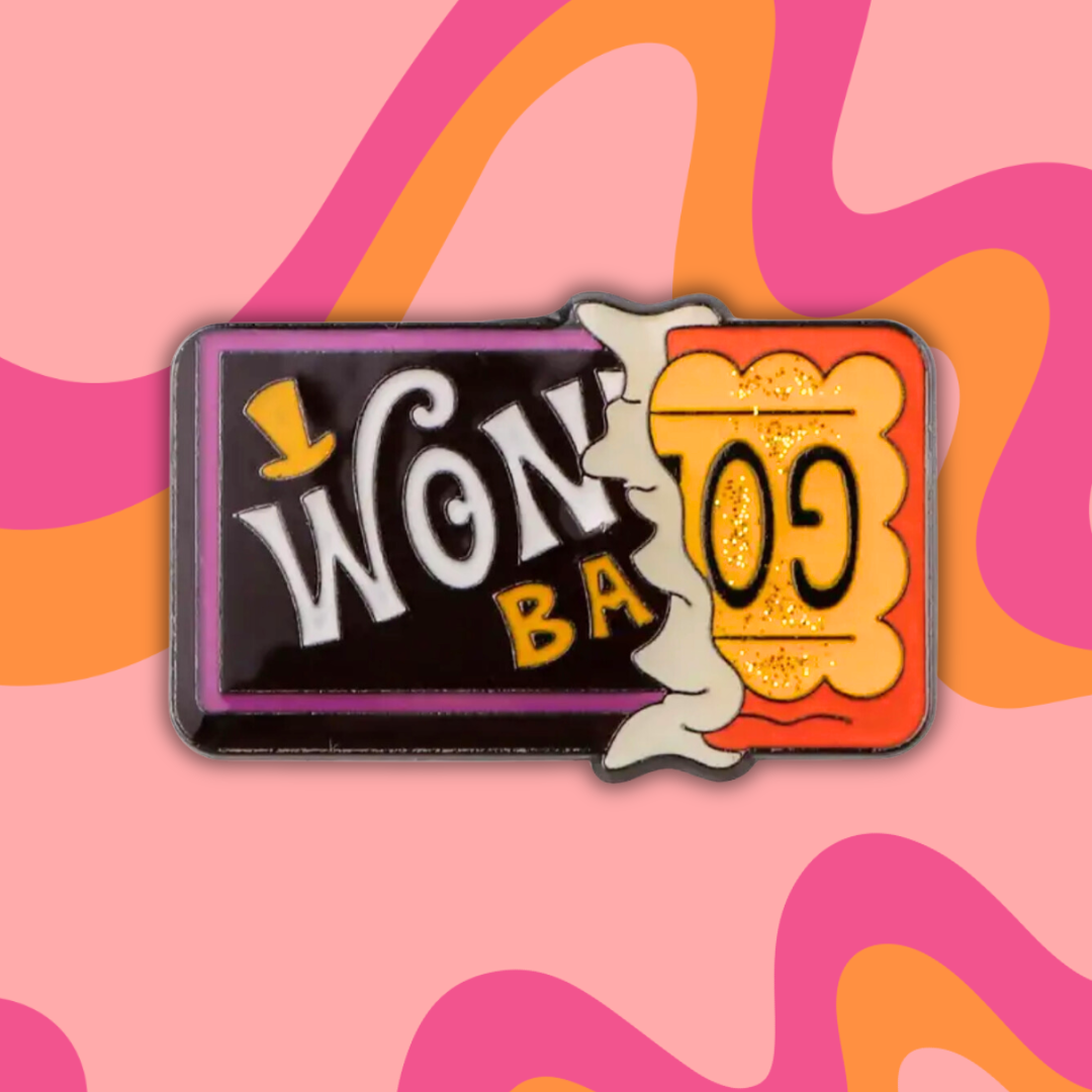 Wonka Bar Enamel Pin