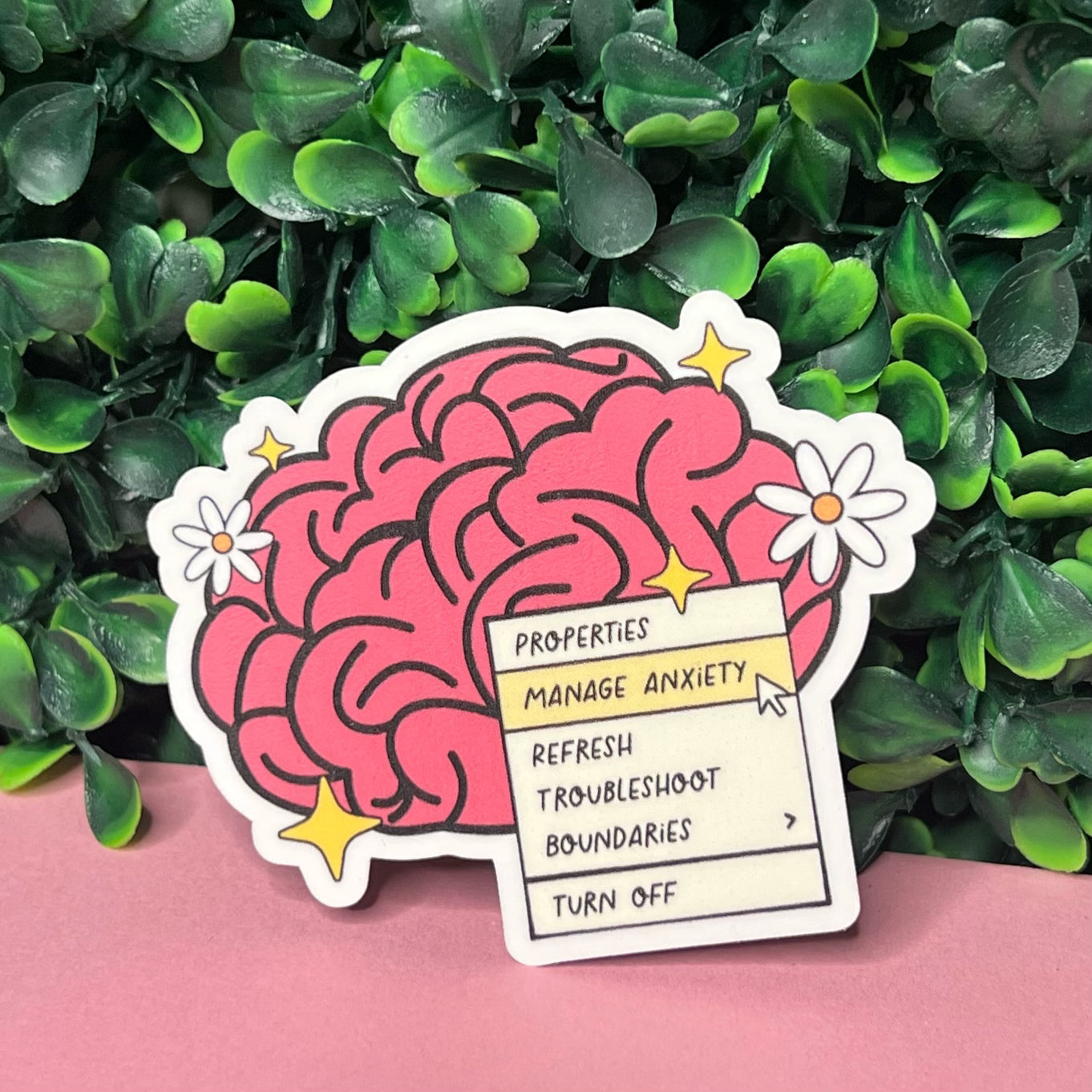 Manage Anxiety Sticker